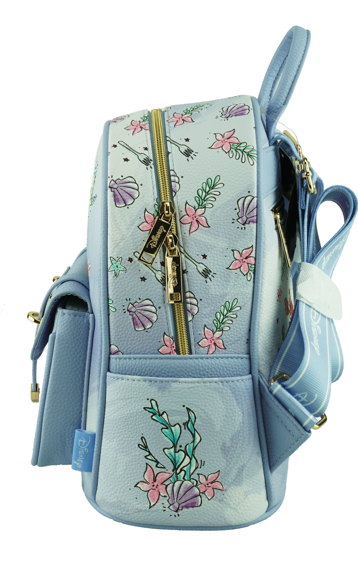 NEW The Little Mermaid - Ariel - Wondapop 11 Inch Vegan Leather Mini Backpack