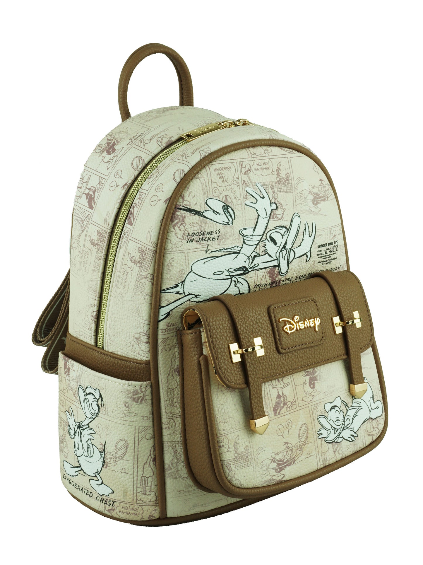 NEW Disney Donald Duck - Wondapop 11 Inch Vegan Leather Mini Backpack