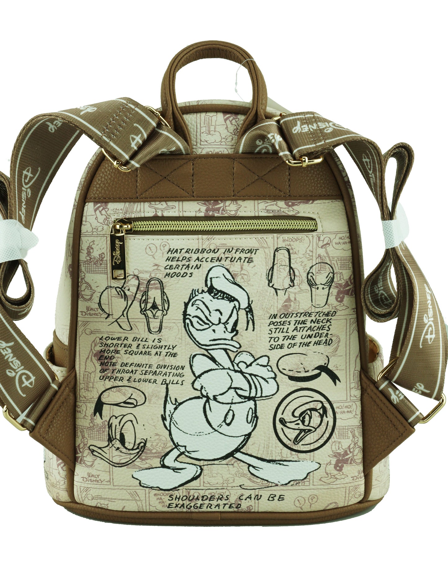 NEW Disney Donald Duck - Wondapop 11 Inch Vegan Leather Mini Backpack