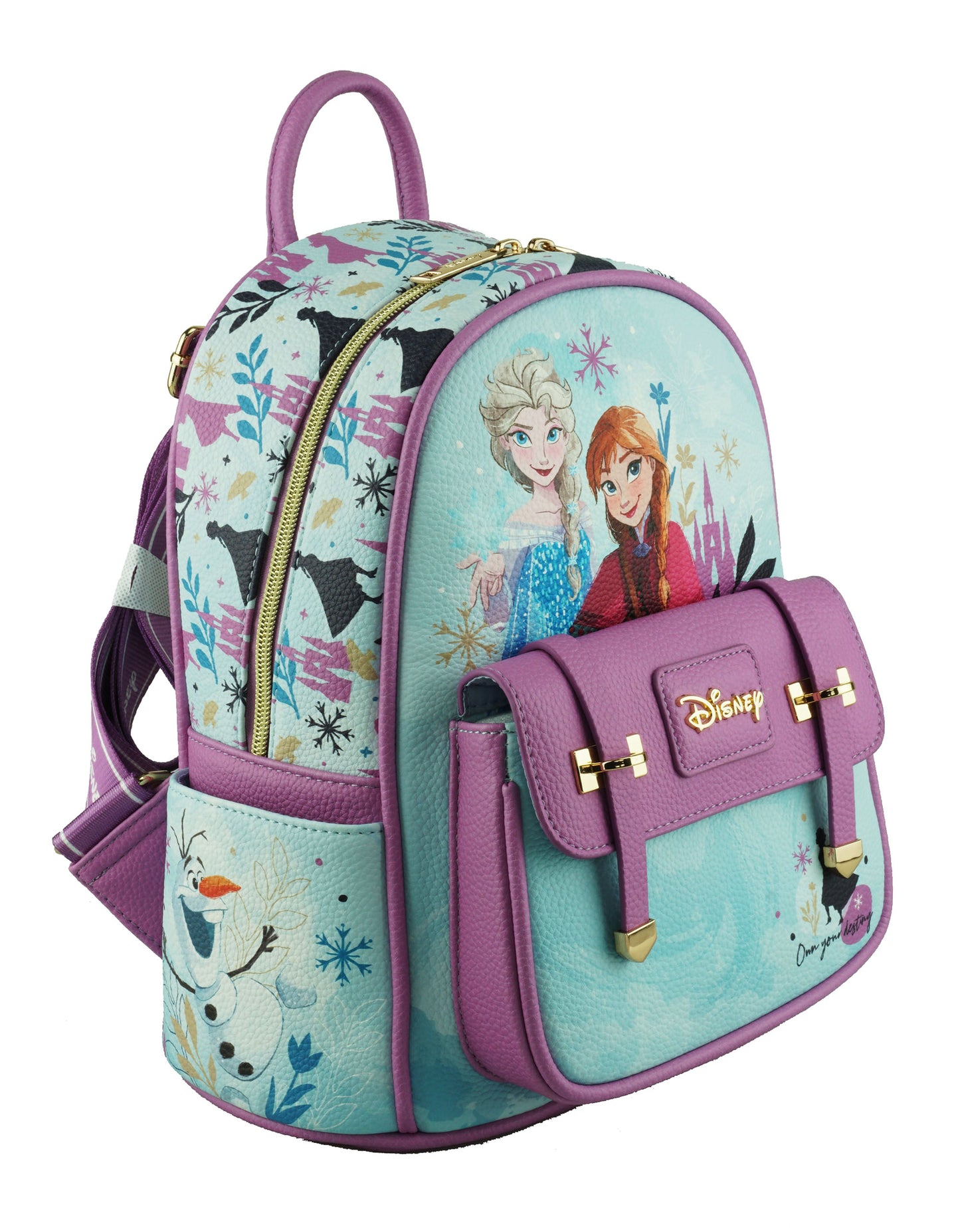 NEW Disney Frozen Elsa and Anna - Wondapop 11 Inch Vegan Leather Mini Backpack