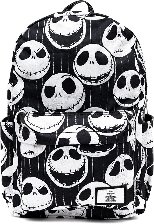 Disney - Nightmare Before Christmas Jack Skellington - 17" Full Size Nylon Backpack - Wondapop