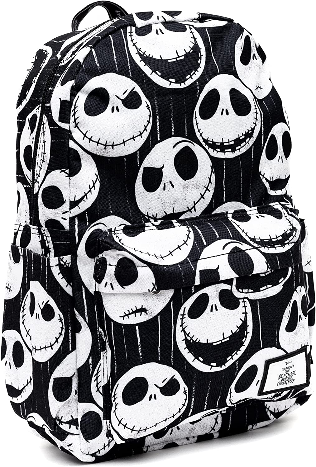 Disney - Nightmare Before Christmas Jack Skellington - 17" Full Size Nylon Backpack - Wondapop