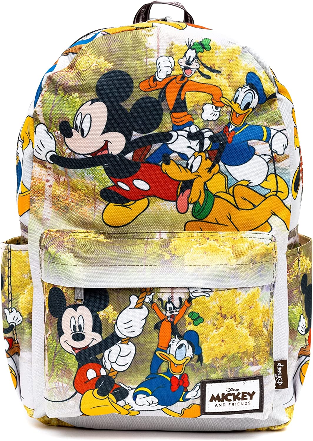 Disney - Mickey Mouse and Friends 17" Full Size Nylon Backpack - Wondapop