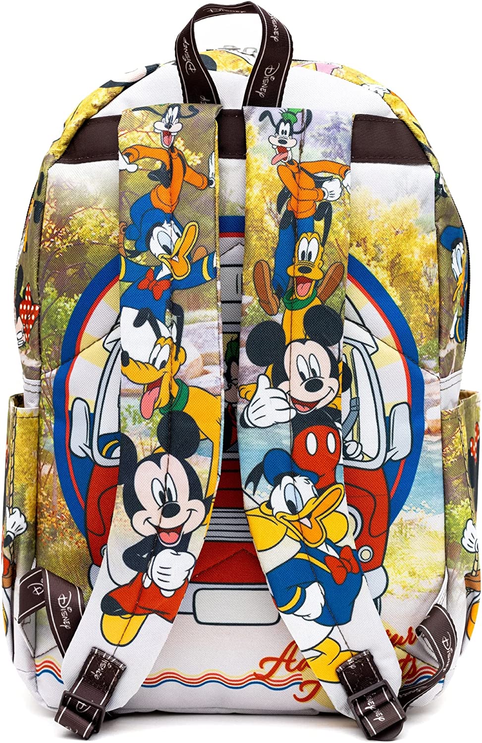 Disney - Mickey Mouse and Friends 17" Full Size Nylon Backpack - Wondapop