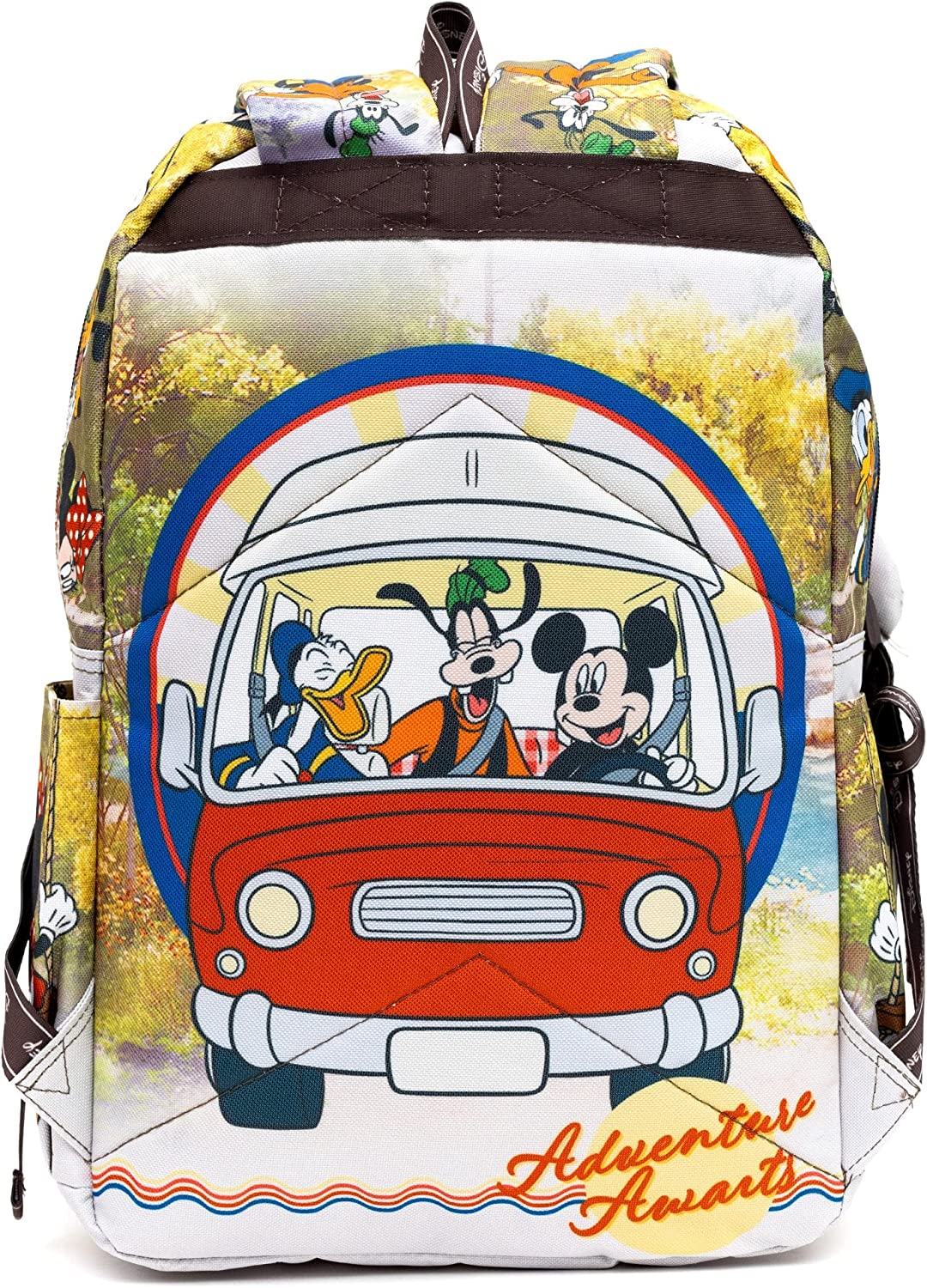 Disney - Mickey Mouse and Friends 17" Full Size Nylon Backpack - Wondapop
