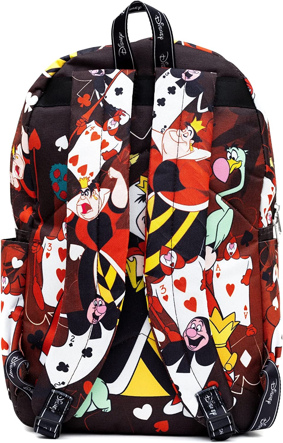 Disney - Alice in Wonderland - Queen of Hearts - 17" Full Size Nylon Backpack - Wondapop