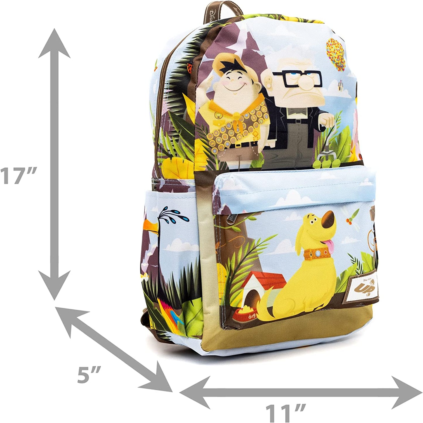Disney - Up - 17" Full Size Nylon Backpack - Wondapop