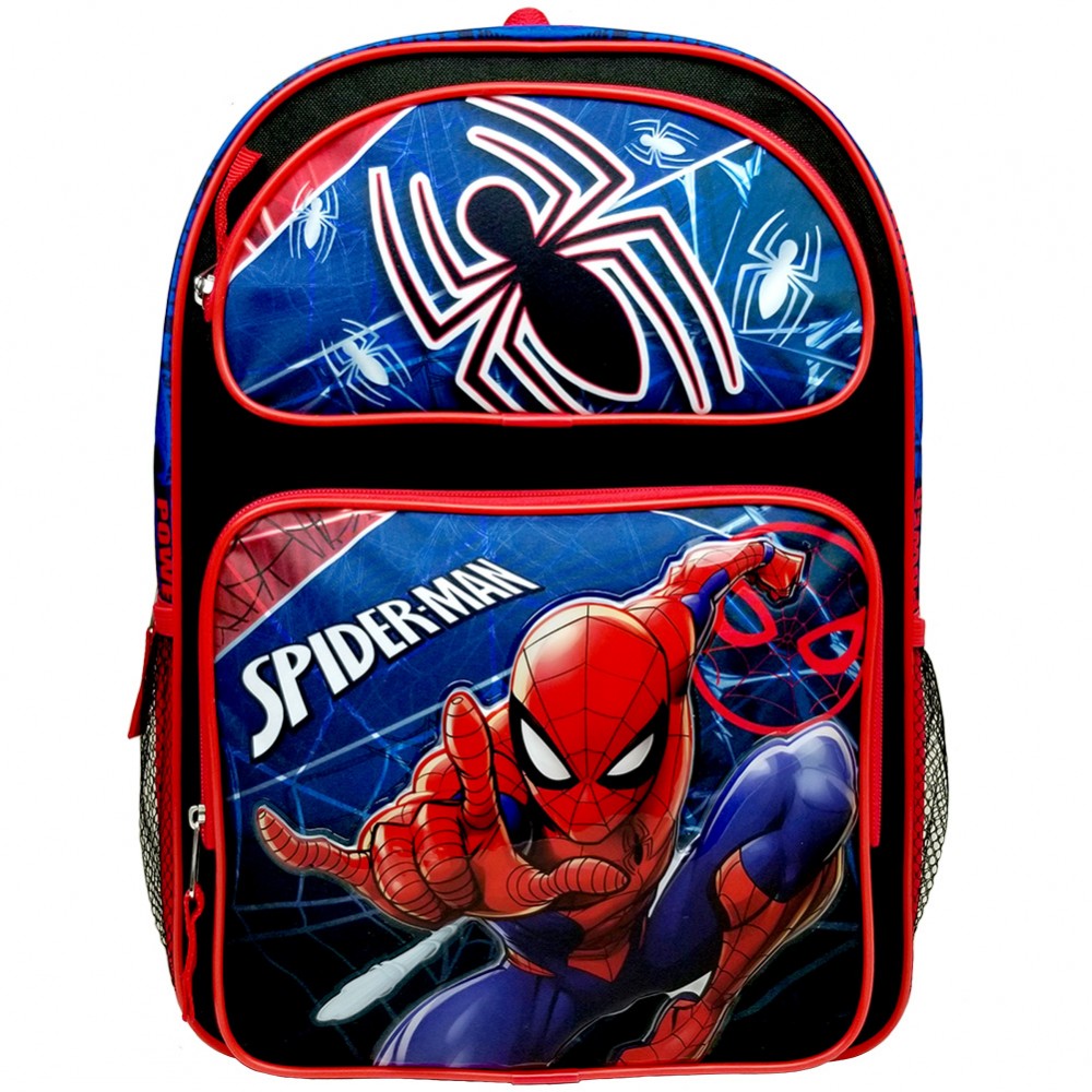 Spider-Man 3D Large 16" Boy's School Backpack - SPCF101