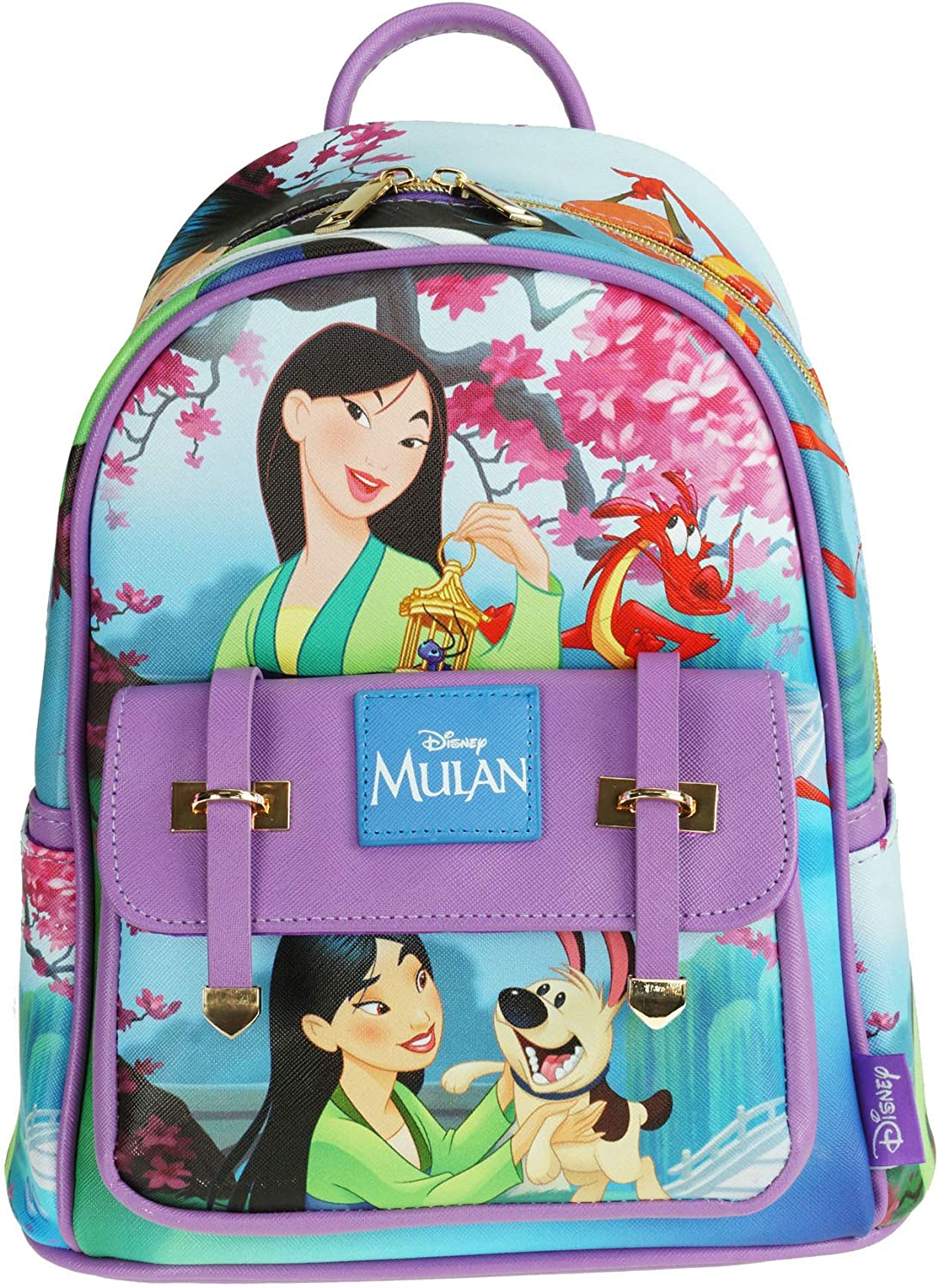 NEW Mulan 11" Faux Leather Mini Backpack - A20525 - GTE Zone