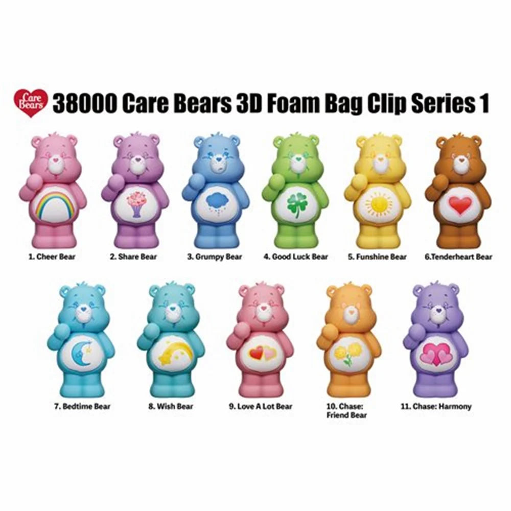 3D Mystery Pack - Care Bear Series 1 Collectible a Bag Clip