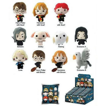 3D Mystery Pack - Harry Potter Plush Collectible a Bag Clip