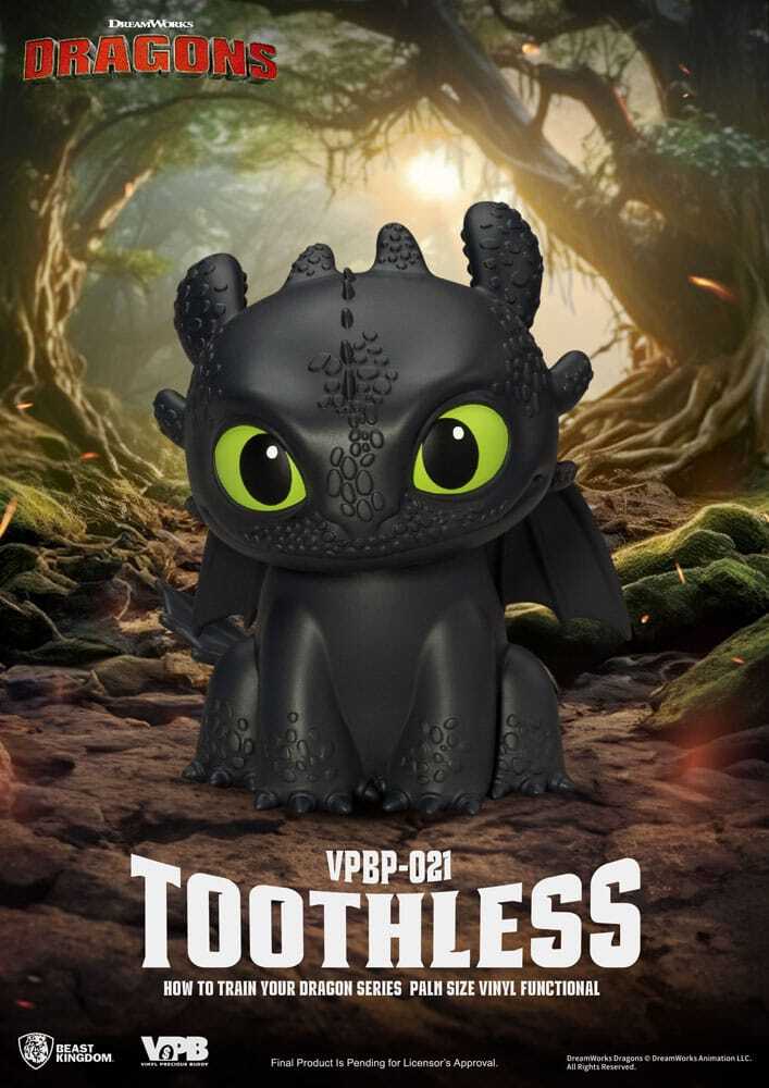 How to Train Your Dragon - Toothless Figural PVC Coin Bank