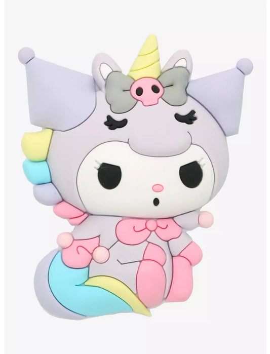 3D Foam Magnet - Hello Kitty & Friends - Kuromi Pastel Unicorn