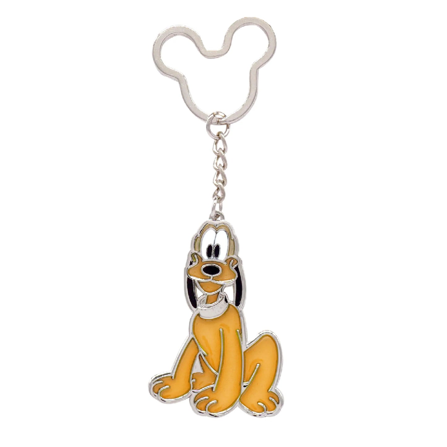 Pewter Key Ring/Chain - Disney Mickey Gang - Pluto