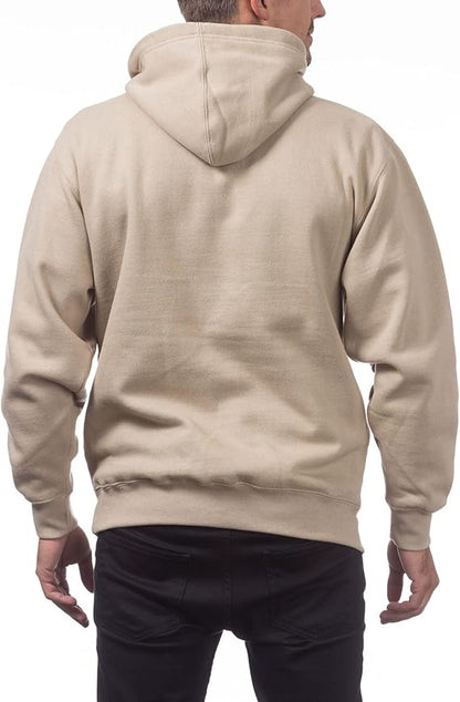 Pro Club Men's Heavyweight Pullover Hoodie (13oz), Khaki, X-Large