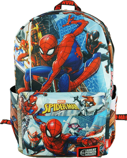 Disney - Marvel Spider-Man - 17" Full Size Nylon Backpack - Wondapop