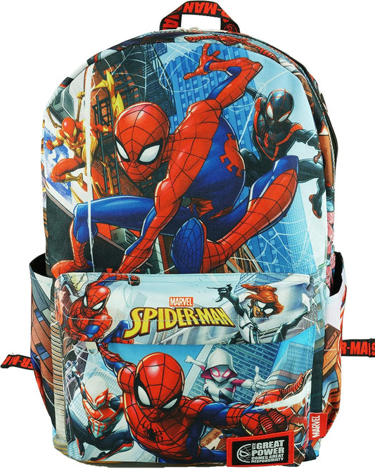Disney - Marvel Spider-Man - 17" Full Size Nylon Backpack - Wondapop