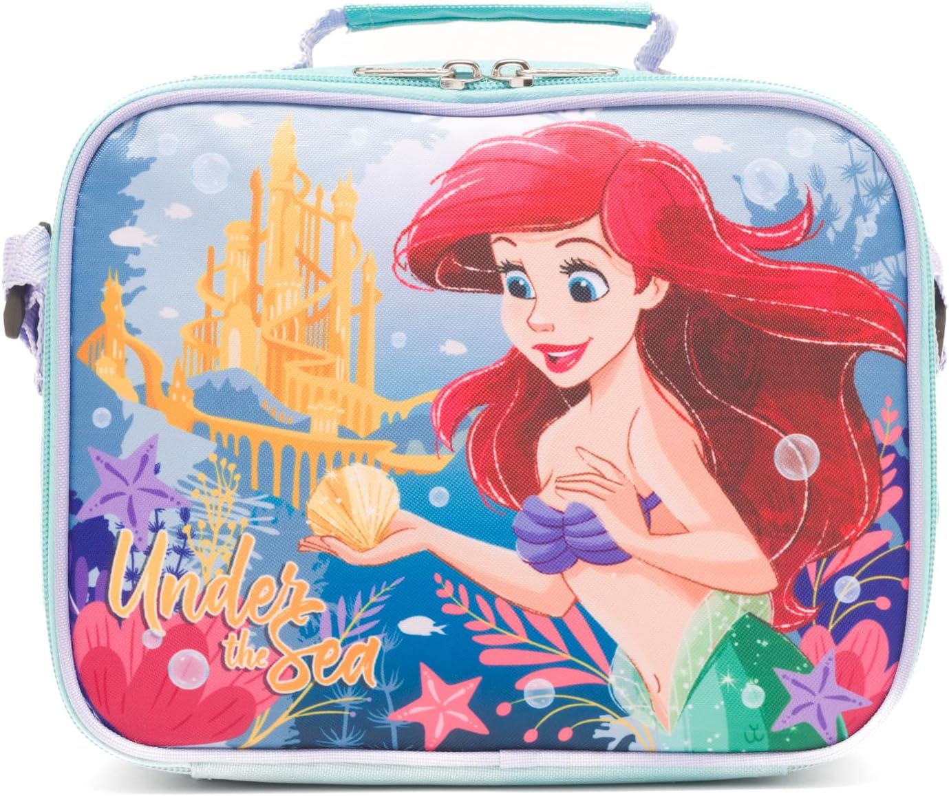 Disney - The Little Mermaid - Ariel Insulated Lunch Box with Adjustable Shoulder Straps