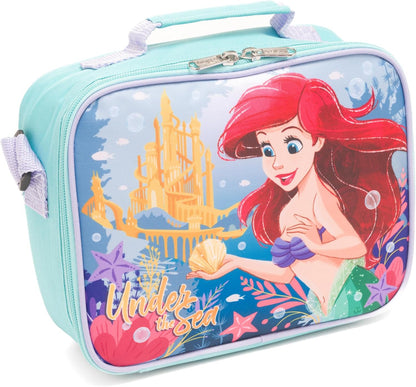 Disney - The Little Mermaid - Ariel Insulated Lunch Box with Adjustable Shoulder Straps