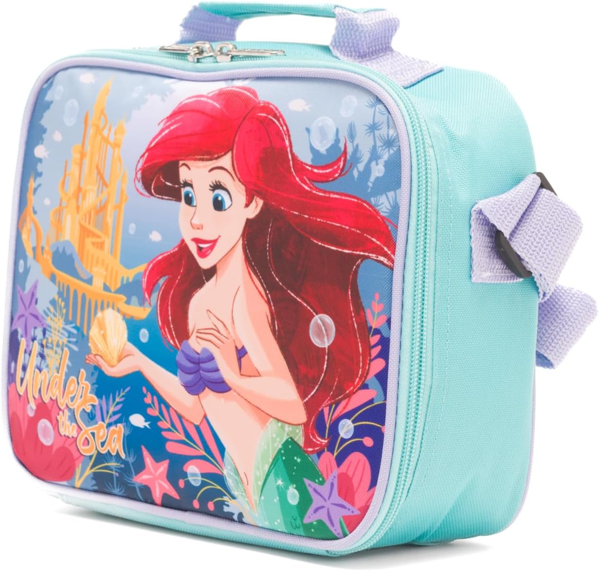 Disney - The Little Mermaid - Ariel Insulated Lunch Box with Adjustable Shoulder Straps