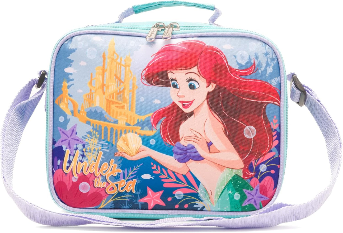 Disney - The Little Mermaid - Ariel Insulated Lunch Box with Adjustable Shoulder Straps