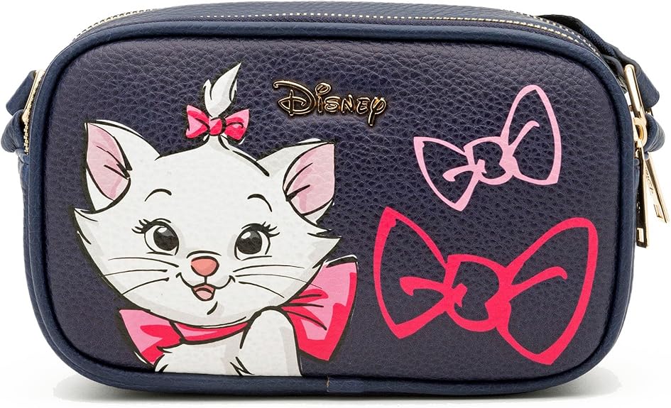 WondaPop The Aristocats - Marie Designer Series Double Zipper Crossbody/Shoulder Bag