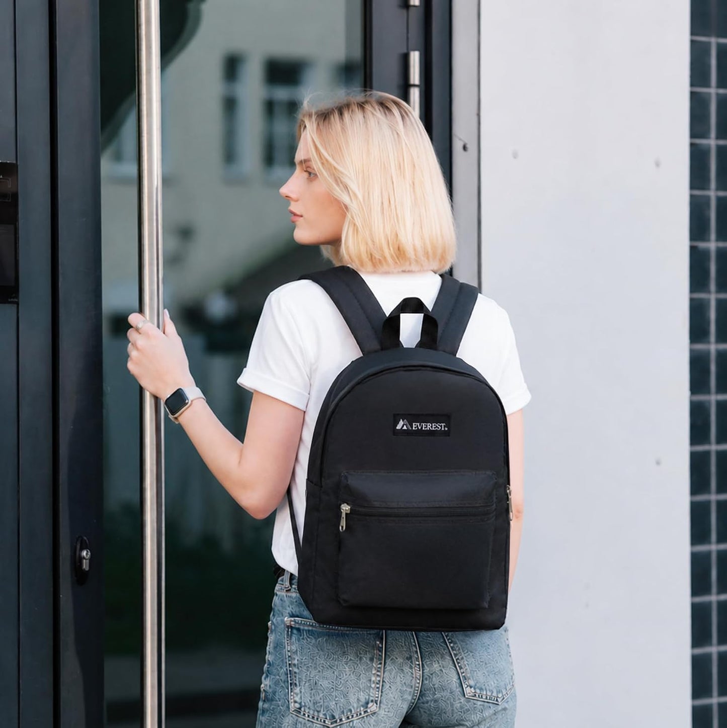Everest Basic Backpack – Medium, Navy (Model: 1045K-Navy)