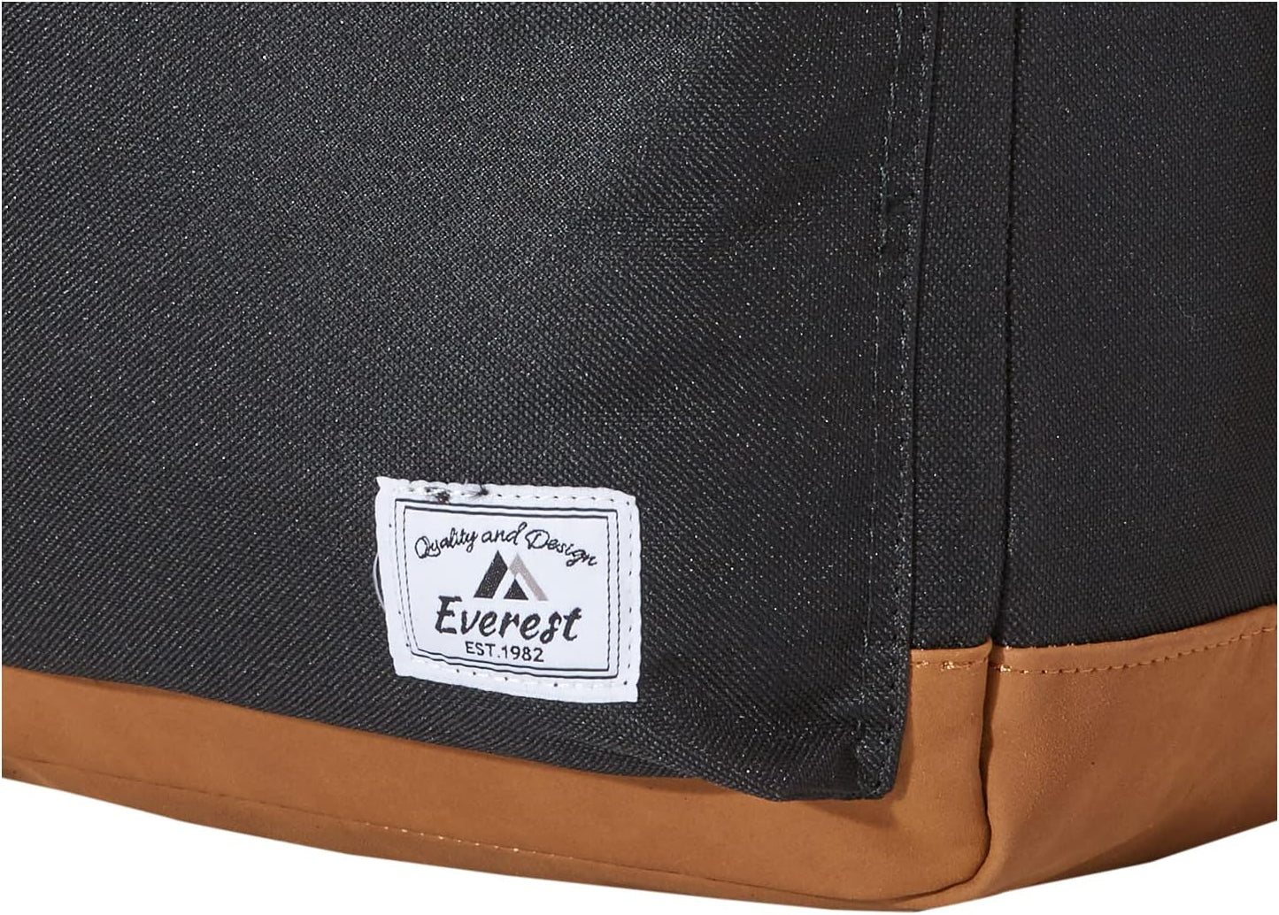 Everest Vintage Laptop Backpack – Black (Model: EB1000-Black)