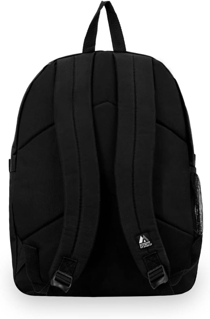 Everest Double Main Compartment Backpack – Black (Model: 5045-Black)