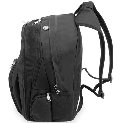 Everest Laptop Computer Dual Backpack – Black (Model: 7045LT-Black)