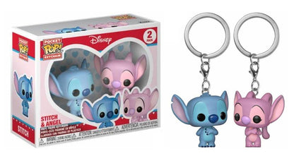 Funko POP! Keychain: Lilo & Stitch - Stitch & Angel 2PK Collectible Keychain