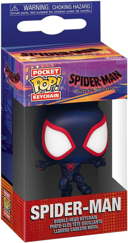 Funko POP! Keychain: Spider-Man: Across the Spider-Verse - Spider Man Collectible Keychain