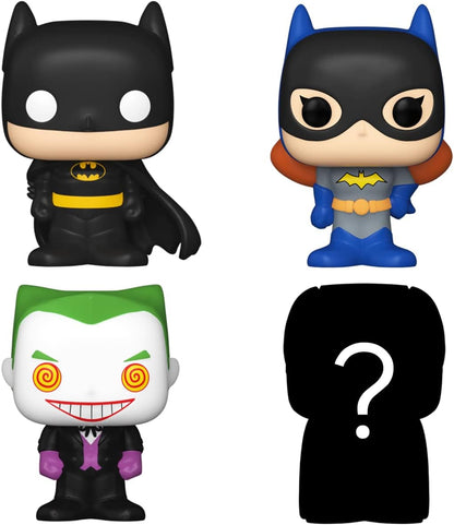 Funko Bitty POP! : Batman The Joker ! Mini-Figure 4-Pack Collectible Vinyl Figure