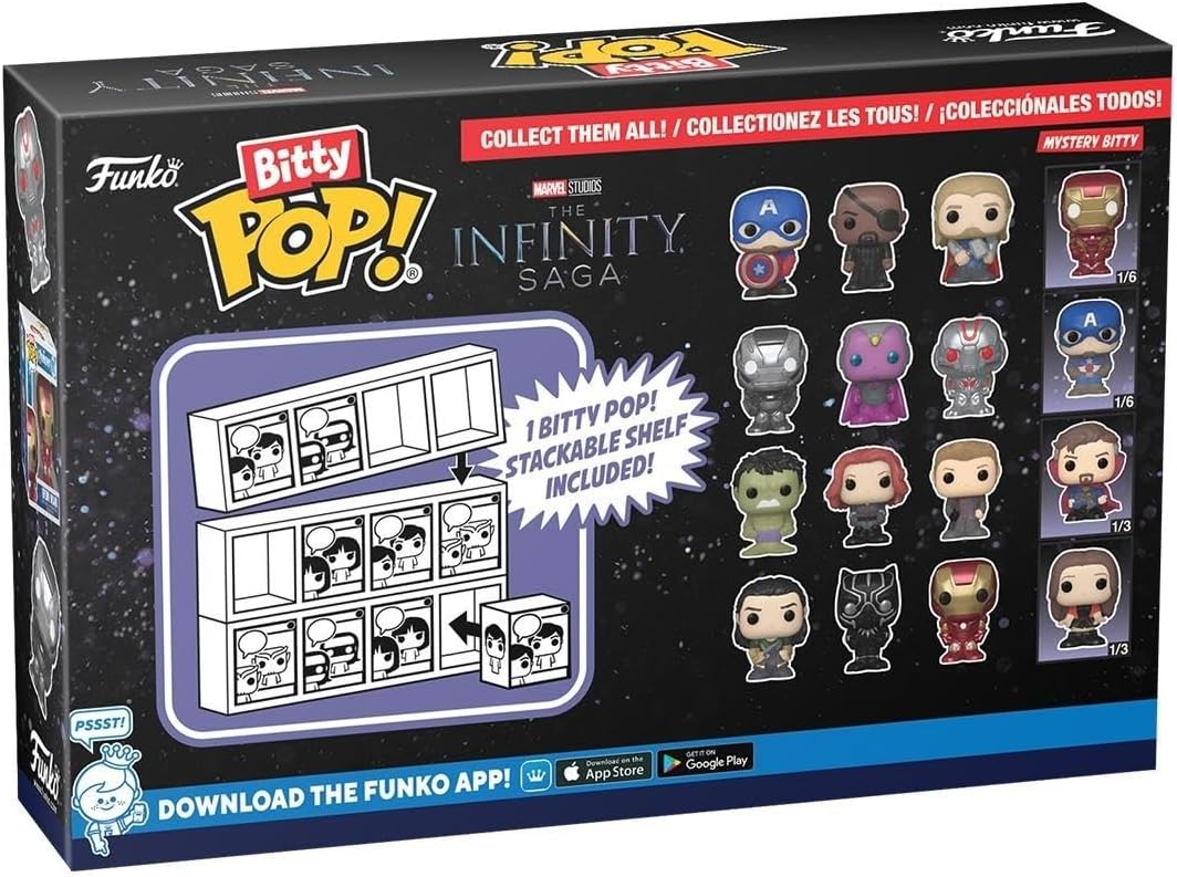 Funko Bitty POP! : The Avengers The Infinity Saga Hulk! Mini-Figure 4-Pack Collectible Vinyl Figure