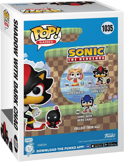 Funko POP! : Sonic the Hedgehog - Shadow w/Dark Chao Collectible Vinyl Figure