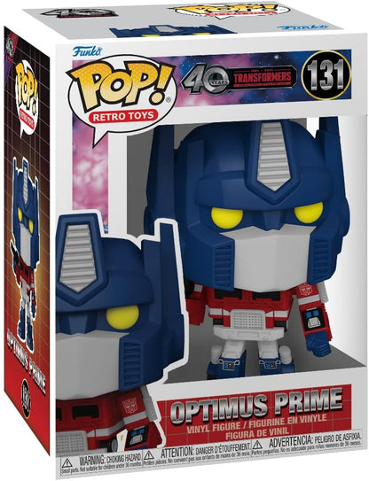 Funko POP! : Retro Toys: Transformers: Generation 1, 40th Anniversary, Optimus Prime Collectible Vinyl Figure