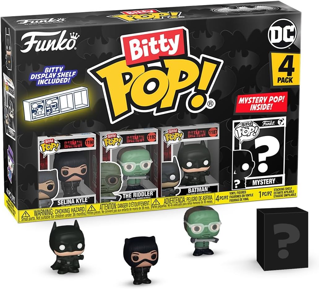 Funko Bitty POP! : Batman 85th Anniversary Catwoman Mini-Figure 4-Pack Collectible Vinyl Figure