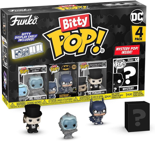 Funko Bitty POP! : Batman 85th Anniversary Mr. Freeze ! Mini-Figure 4-Pack Collectible Vinyl Figure