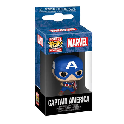 Funko Pocket Pop! Marvel: Avengers Classics Captain America Collectible Keychain