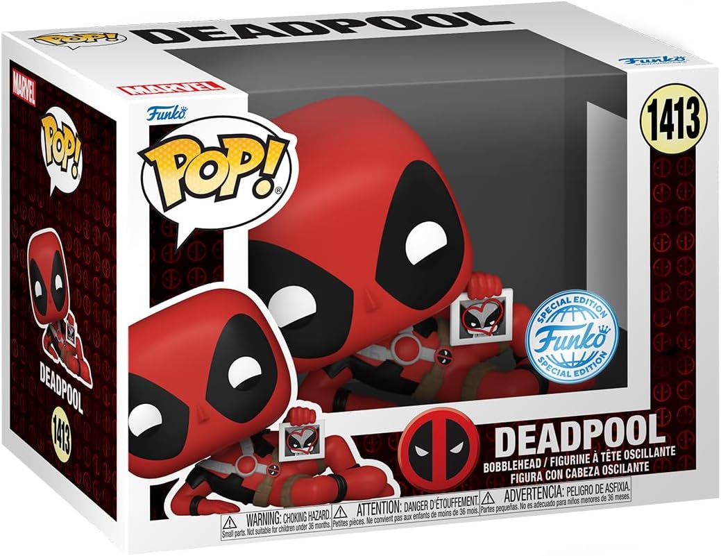 Funko POP! : Marvel - Deadpool Parody - Deadpool Hearts Wolverine Collectible Vinyl Figure