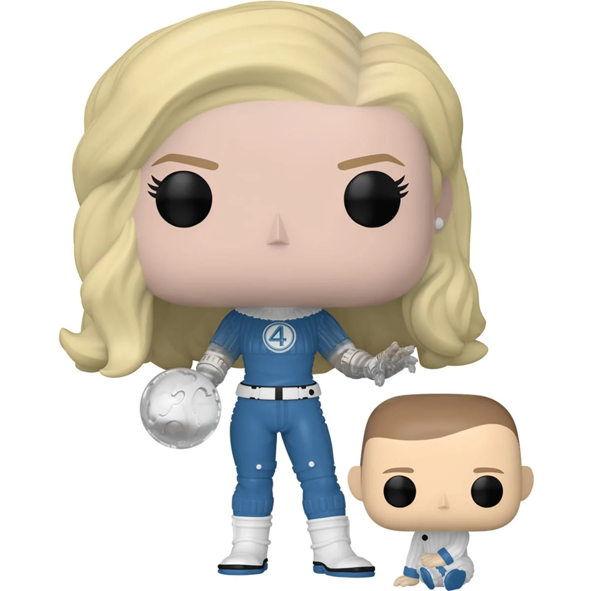 Funko POP! : Marvel - The Fantastic Four: First Steps - Invisible Woman & Franklin Collectible Vinyl Figure