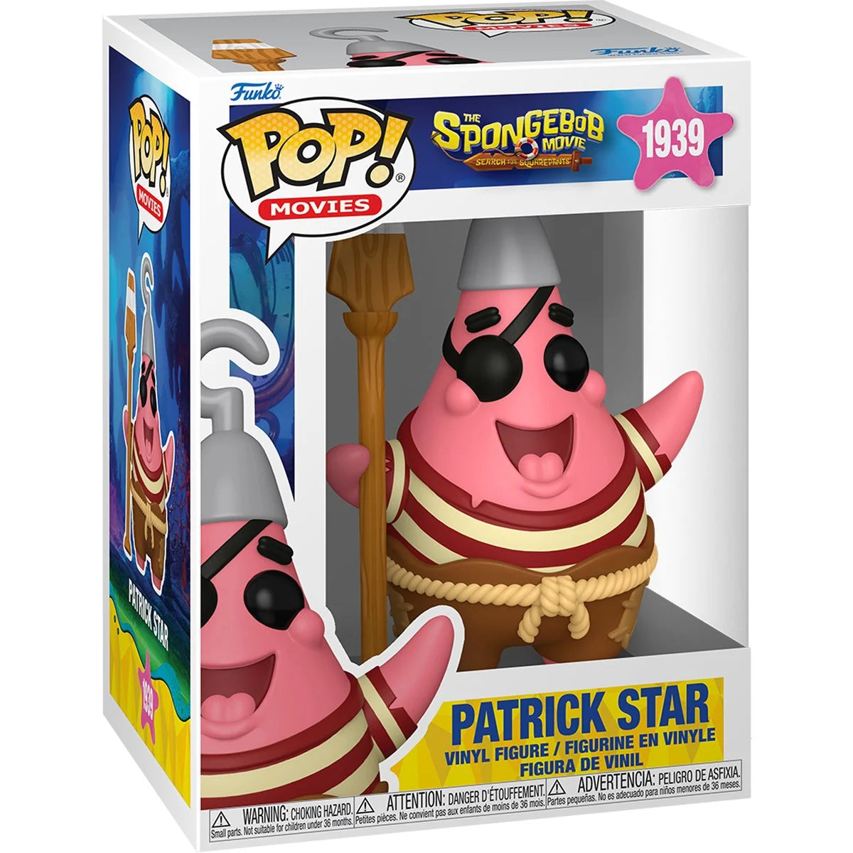 Funko POP! : SpongeBob Movie: Patrick Star #1939 Collectible Vinyl Figure