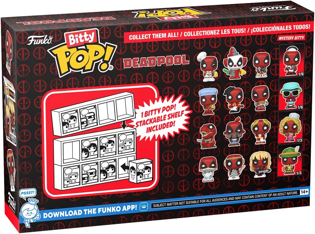 Funko Bitty POP! : Deadpool Backyard Griller ! Mini-Figure 4-Pack Collectible Vinyl Figure