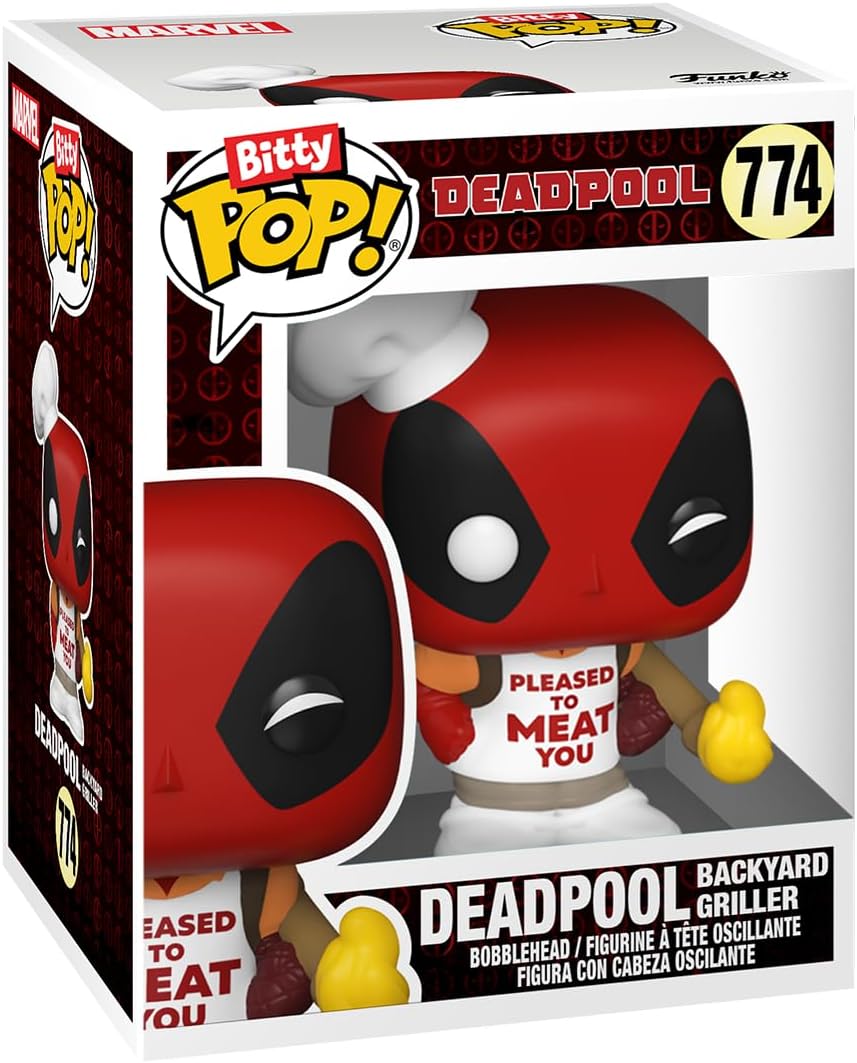 Funko Bitty POP! : Deadpool Backyard Griller ! Mini-Figure 4-Pack Collectible Vinyl Figure