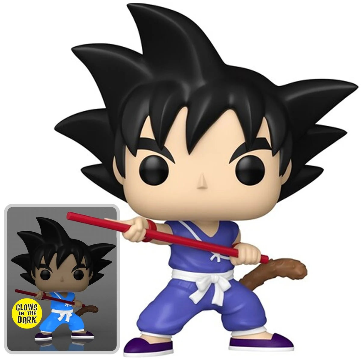 Dragon Ball - Dragon Ball Goku w/Nyoibo Glow-in-the-Dark Funko Pop! #1922 - AE Exclusive - Collectible Vinyl Figure