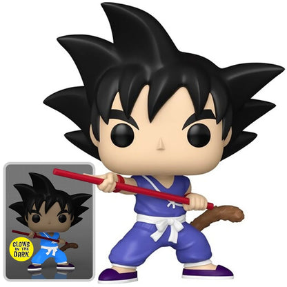 Dragon Ball - Dragon Ball Goku w/Nyoibo Glow-in-the-Dark Funko Pop! #1922 - AE Exclusive - Collectible Vinyl Figure