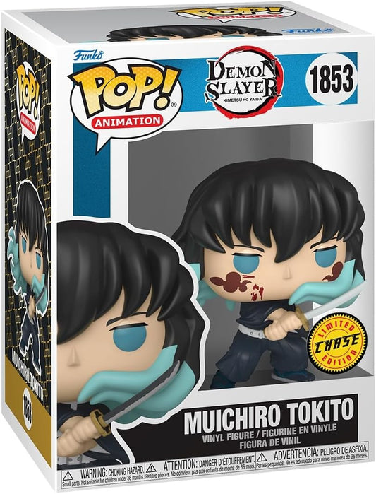 Funko Pop! Demon Slayer * Chase * Muichiro Tokito (Attack) #1853 Collectible Vinyl Figure