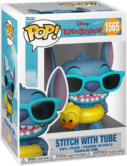 Funko POP! : Disney Lilo & Stitch - Stitch with Tube #1565 Collectible Vinyl Figure
