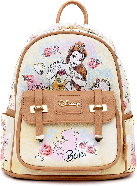 WondaPOP - Disney Beauty and the Beast Belle 11" Vegan Leather Fashion Mini Backpack