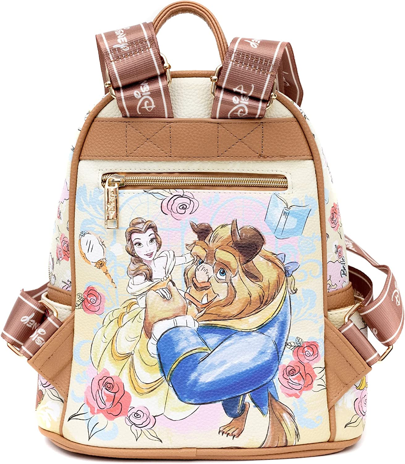 WondaPOP - Disney Beauty and the Beast Belle 11" Vegan Leather Fashion Mini Backpack